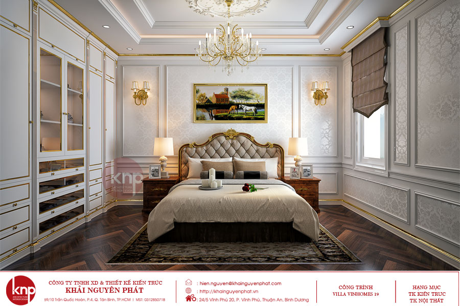 Top 20 mẫu phòng ngủ phong cách cổ điển đẹp nhất hiện nay