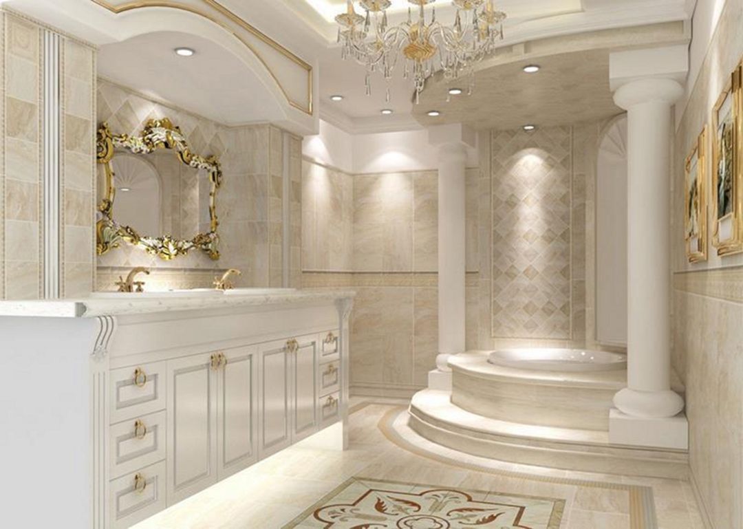 Thiết kế nội thất phòng tắm tân cổ điển sang trọng | tu-van-noi-that |  tu-van